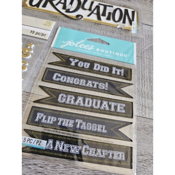 Sticker Lot Grad Graduation Graduate Scrapbooking 3D Stickers Jolee's RARE #60 - Picture 9 of 10
